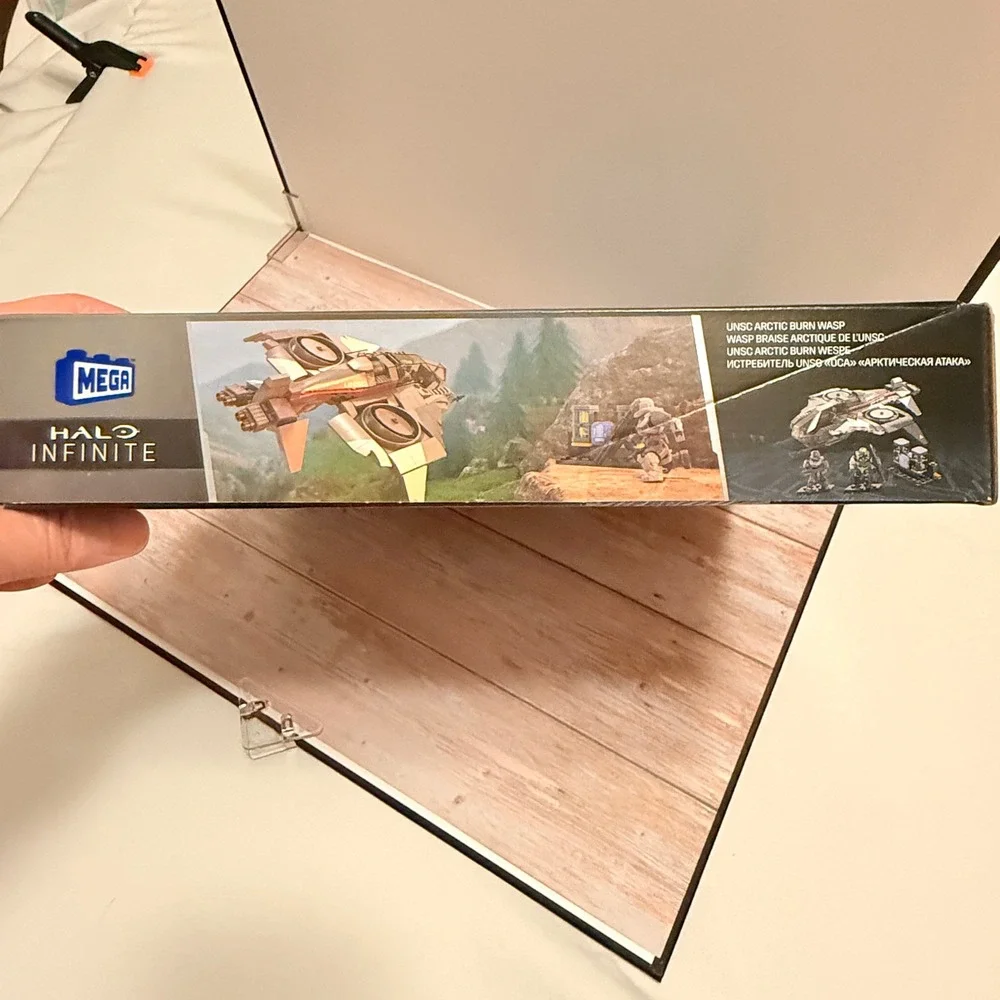 MEGA Halo Infinite UNSC Arctic Burn Wasp Set HXL04 New 342 Pcs Grey White